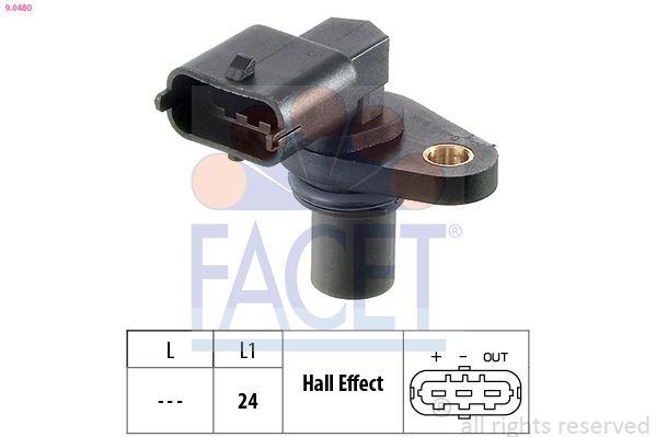 Facet 9.0480 Camshaft Speed Sensor Opel Astra H 1.6 Xer