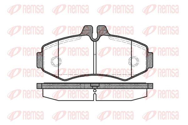 REMSA 0701.00 Brake Pad V Class 638 2 09 96-07 03 — Brake Pads
