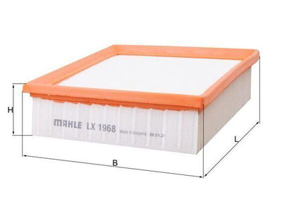 Mahle LX1968 Air Filter Corsa D Corsa E Combo D — Air & Cabin Filters