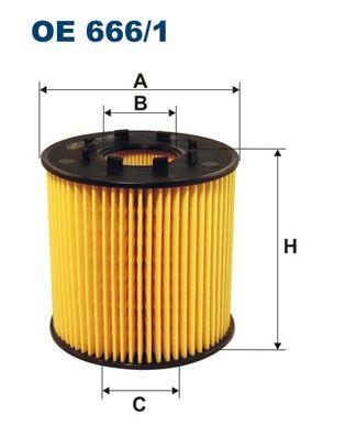 Filtron OE666-1 Oil Filter Master II III Movano A B Traffıc 01 > 2.2Dci 2.5Dci — Oil Filters