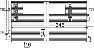 Mahle AC457000S A/C Condenser Audi A4 A5 Q5 8K0260403m — Condensers & Evaporators