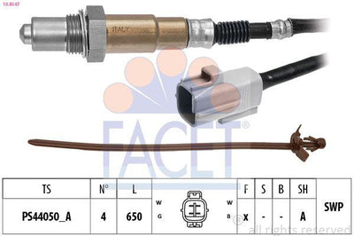 Facet 10.8547 Oxygen Sensor Suzuki Swift VI 1.2 2017- (Atk412) — Oxygen & Air-Fuel