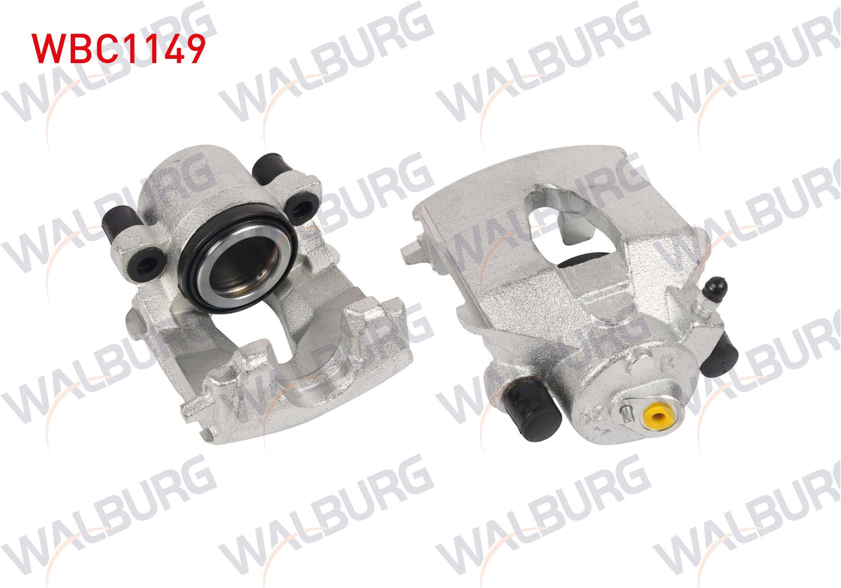 WALBURG WBC1149 Brake Caliper Right Front Piston 54mm Disc 288mm Caddy 04-15 / Golf 98-13 / Jetta 04-10-/ Polo 01-09-/ A1 10-18 / A3 96-2013 / Ibiza 02-15 / Leon 99-12 / Toledo 98-15 / Fabia 99-1