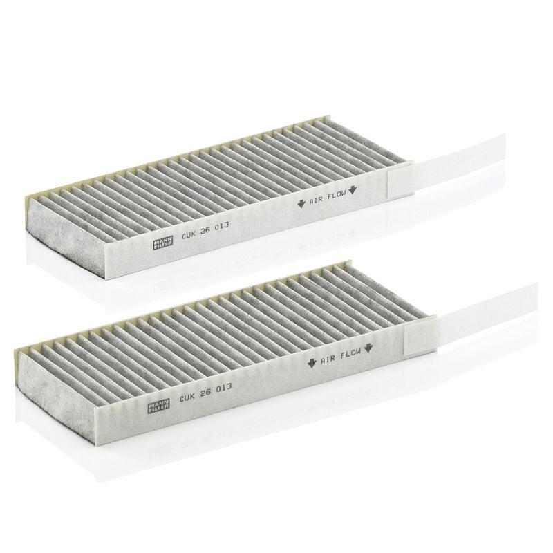 MANN CUK26013-2 - Active Carbon Cabin Air Filter for 11-Latitude 2.0 dCi — Air & Cabin Filters