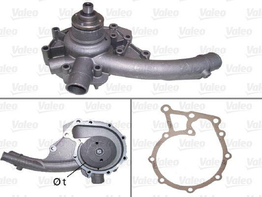 Valeo 506095 Water Pump Mercedes W123 W201 S123 C123 M102 80-93 — Water Pump & Thermostat
