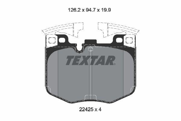 TEXTAR Brake Pad Set G-11/G-12/G-30 - Front Brake Pads