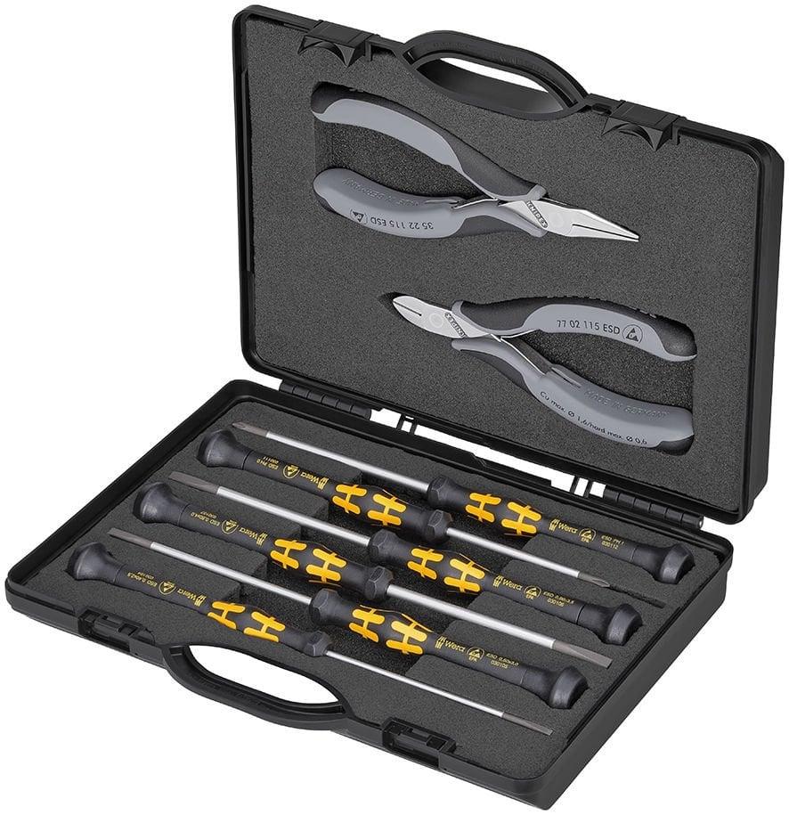 Knipex 00 20 18 ESD Electronics Pliers Set