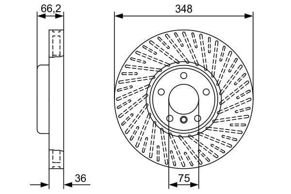 BOSCH Front Brake Disc 0986479W20 - Various Models — Brake Rotors & Drums