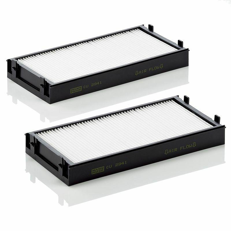 MANN CU2941-2 Pollen Filter - High Efficiency Active Carbon Version for BMW X5 (E70-F15-F85) & X6 (E71 — Air & Cabin Filters