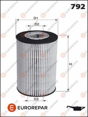 Eurorepar 1637767280 Psa / Erp-Oil Filter Mercedes E Series Infiniti — Oil Filters