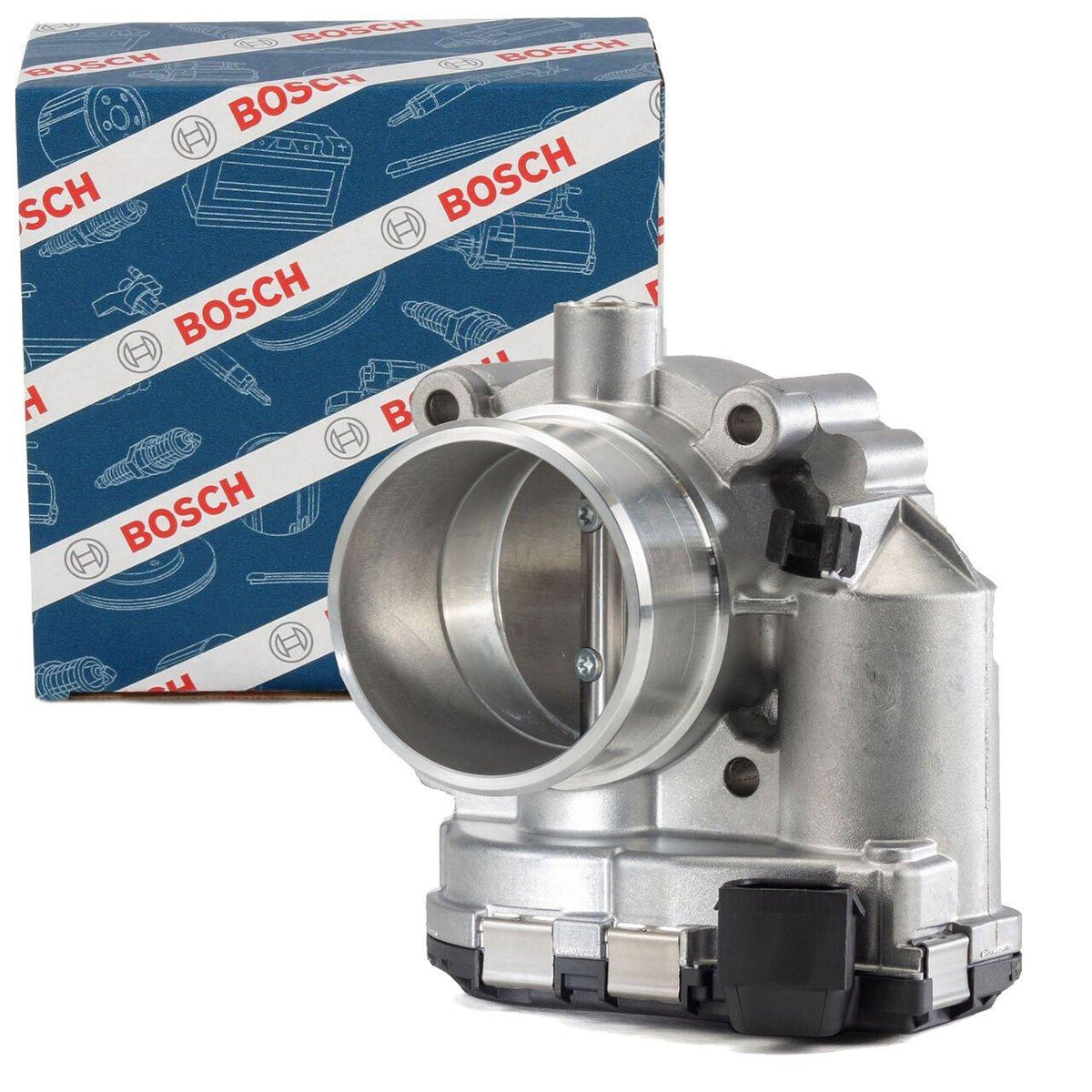 BOSCH 0280750076 - Gas Throttle Body for Mercedes W204 C200 — Intake