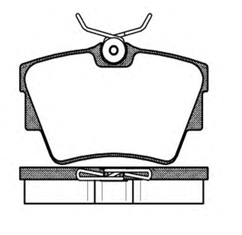 MGA 55155 Brake Pad Rear Traffic II Traffic III Vivaro Talento 1.6 R9m 1.9 F9q 2.0 M9r — Brake Pads