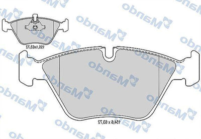Mando MBF015265 Brake Pad Front 12-Bw.5-Series F10-F11-F18 — Brake Pads
