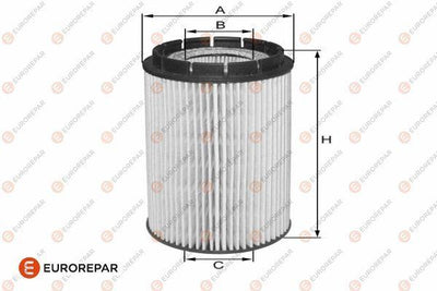 Eurorepar 1682281380 Oil Filter Hyundai Santa Fe I Cherokee / Voyager / Tuscon / Elntra / Sportage 2.0-2.5 08 — Oil Filters
