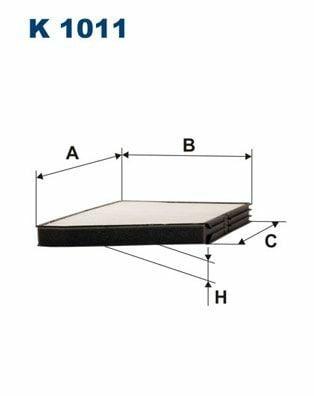 FILTRON K1011 Cabin Air Filter - Nubira Owners — Air & Cabin Filters