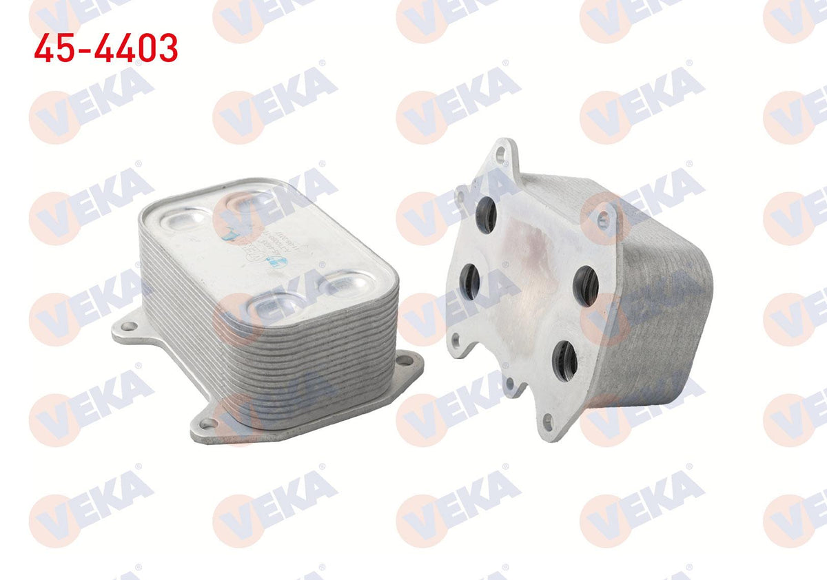 Veka 45-4403 Oil Cooler Single VW Passat 1.6 TDI-2.0 TDI 08-12 / Polo 1.2 TDI-1.6 TDI 09-/ Golf VI-VII-Jetta IV — Oil System