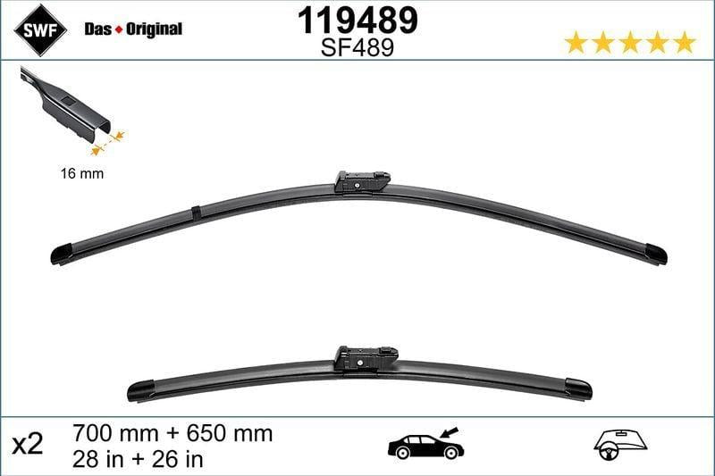 SWF Wiper Blade Tk 70 + 65Cm 17-Crafter - Wiper Set — Wipers