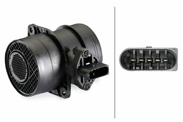 HELLA Air Flow Meter 8ET009142-571 - Compatible with Golf IV, Bora — Engine Management Sensors