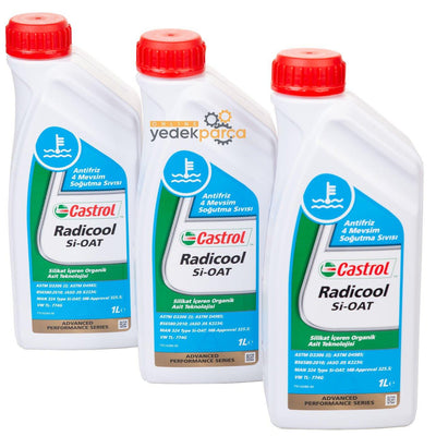 Castrol SIOAT-3 Radicool SIOAT-3 Litre Organik Eflatun Antifreeze (Volkswagen G13 Approved) Set — Fluids & Chemicals