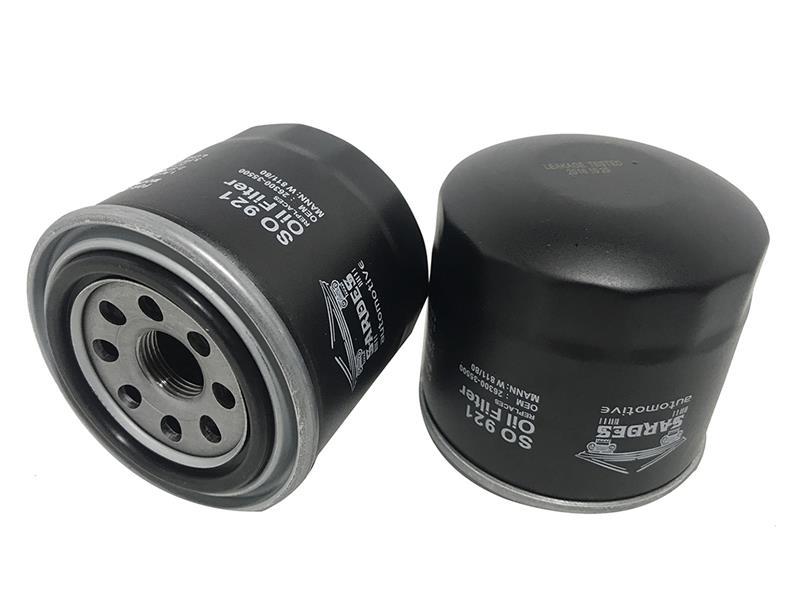 Sardes SO921 Oil Filter Accent Getz Elantra Cerato Rio Ceed Hyundai Kia All Gasoline Passenger Cars — Oil Filters