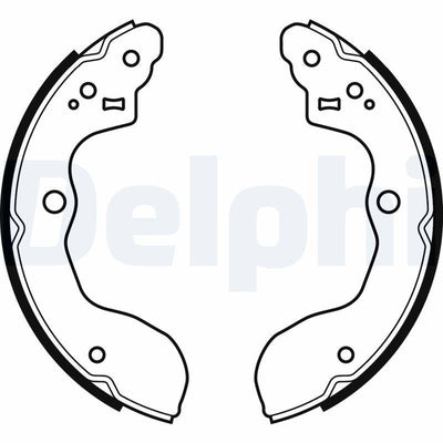 Delphi LS2071 Brake Pabucu
