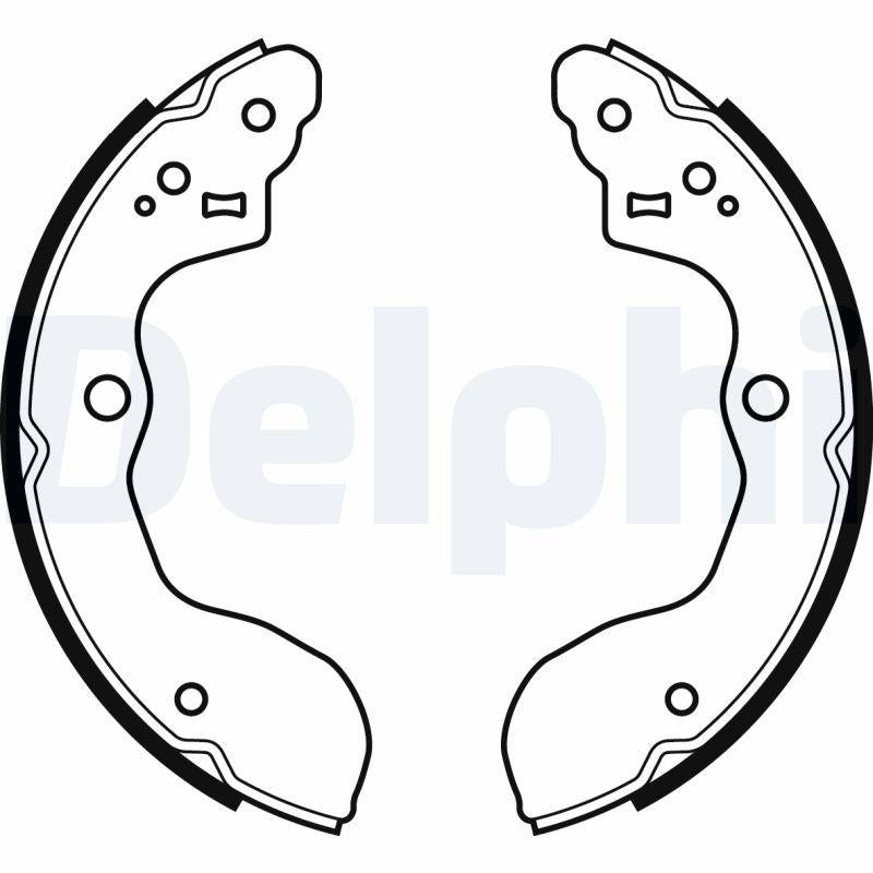 Delphi LS2071 Brake Pabucu