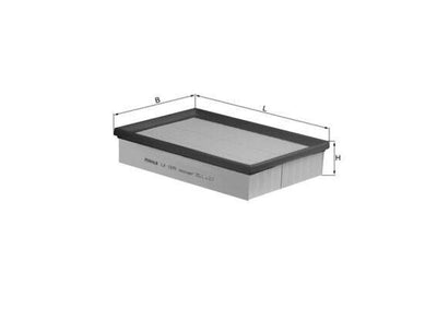 Mahle LX1570 Air Filter Focus / C-Max 1.6 TDCi 03