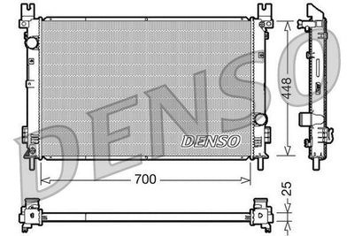 Denso DRM06001 Water Radiator Chrysler Pacifica 03-05, 03-06 — Radiators & Fans