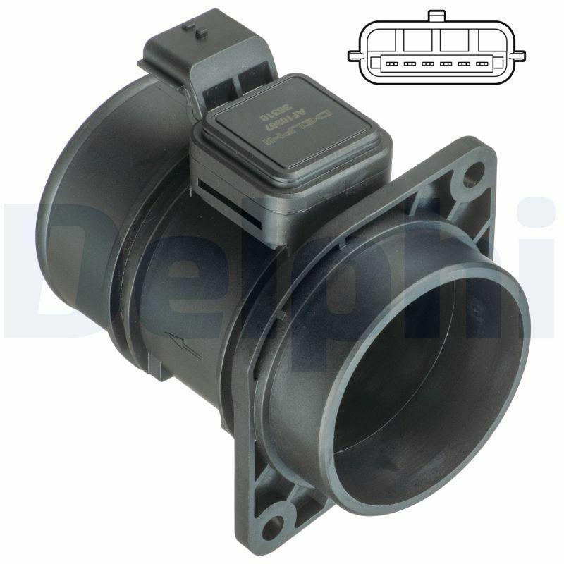 Delphi AF10367-12B1 Air Flow Sensor - Compatible with 08 Kangoo, 06 Megane II, 07 Master — Engine Management Sensors