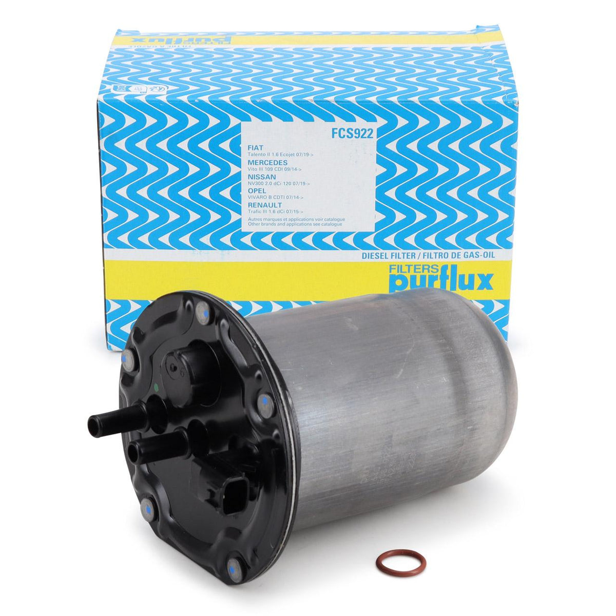 Purflux FCS922 - Complete Diesel Fuel Filter for Nissan Navara 2017 — Fuel Delivery