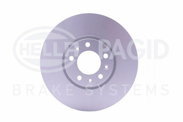 HELLA Pagid Brake Disc 8DD355117-331 - Ventilated Front Disc for Peugeot 508 and 308 — Brake Rotors & Drums