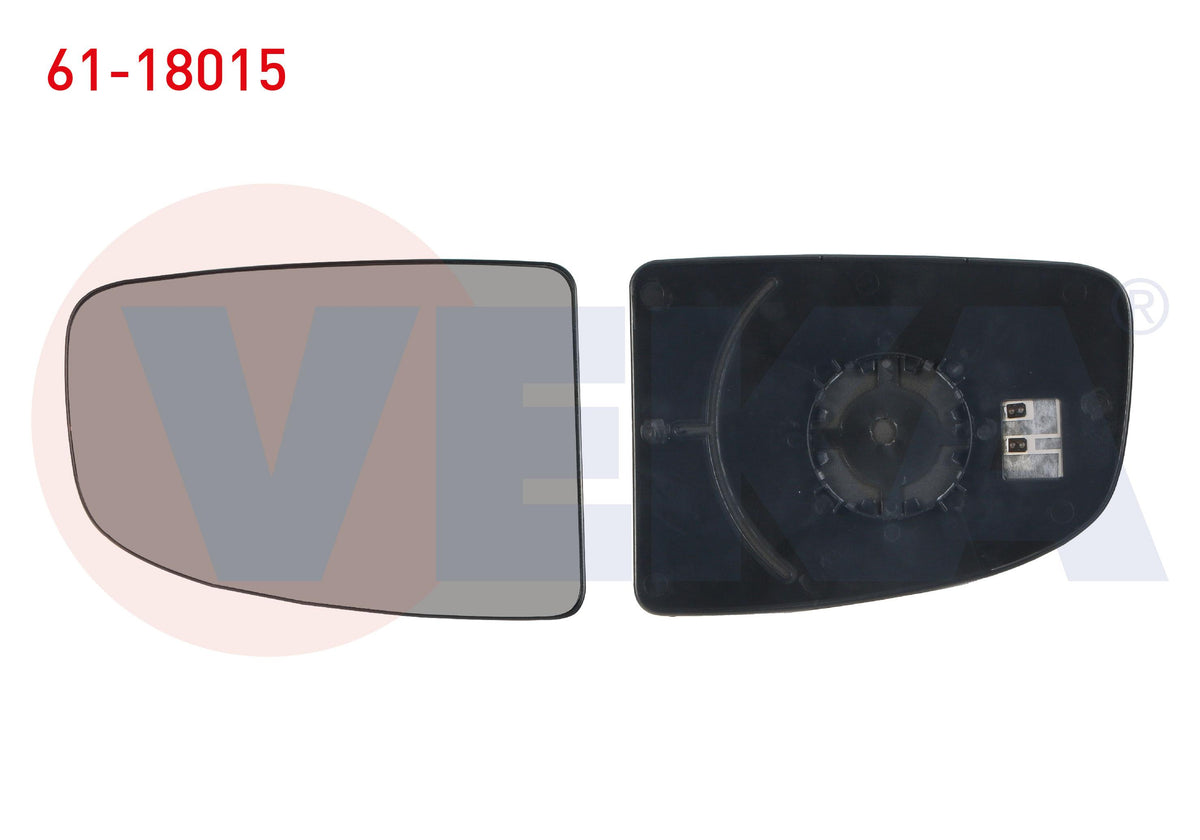 Veka 61-18015 Mirror Glass Left Heated Fiat Ducato 2006-/ Peugeot Boxer 2006-/ Citroen Jumper 2006 — Mirrors