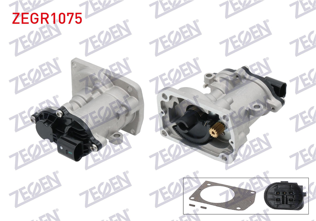 Zegen ZEGR1075 EGR Valve 5 Pin Ford C-Max 1.8 TDCi (Kkda, Kkdb) 07-10 / Focus II Sedan 1.8 TDCi (Kkdb, Kkda) 05-12 / Mondeo IV 1.8 TDCi (Ffba) 06-15 / Tourneo Connect 1.8 TDCi (Rwpb, Rwpc, R