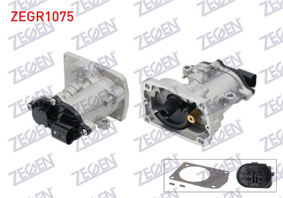 Zegen ZEGR1075 EGR Valve 5 Pin Ford C-Max 1.8 TDCi (Kkda, Kkdb) 07-10 / Focus II Sedan 1.8 TDCi (Kkdb, Kkda) 05-12 / Mondeo IV 1.8 TDCi (Ffba) 06-15 / Tourneo Connect 1.8 TDCi (Rwpb, Rwpc, R