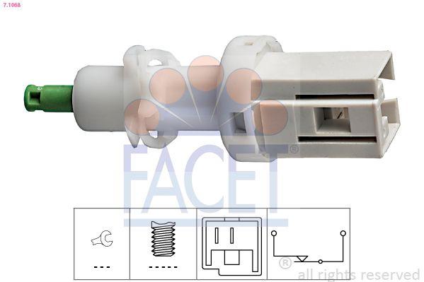 Facet 7.1068 Brake Pedal Switch 2 Connector Tempra-Tipo-Ducato — Switches & Relays