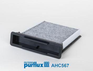 Purflux AHC567 Pollen Filter Active Carbon Type 8.78 x 6.42 x 1.73 in — Air & Cabin Filters