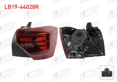 LABO LB19-44028R Stop Outer Right LED Volkswagen Polo VI (Aw1, Bz1, Ae1) 2021-2024