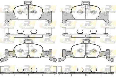 ROADHOUSE 21691.00 Brake Pad Front Vag A4 A5 Q5 15 > — Brake Pads
