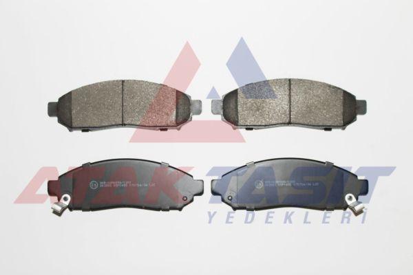 AP 05P1495 Brake Pad Front with Wear Indicator Cable Drilled Nissan Navara (D40) 2.5 dCi 4Wd 2005-2015 / Nissan — Brake Pads
