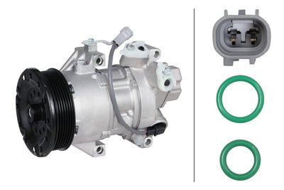 Hella 8FK366202-491 A/C Compressor Toyota Auris 1.4 D4d 2007 > 2012 (Nde150)