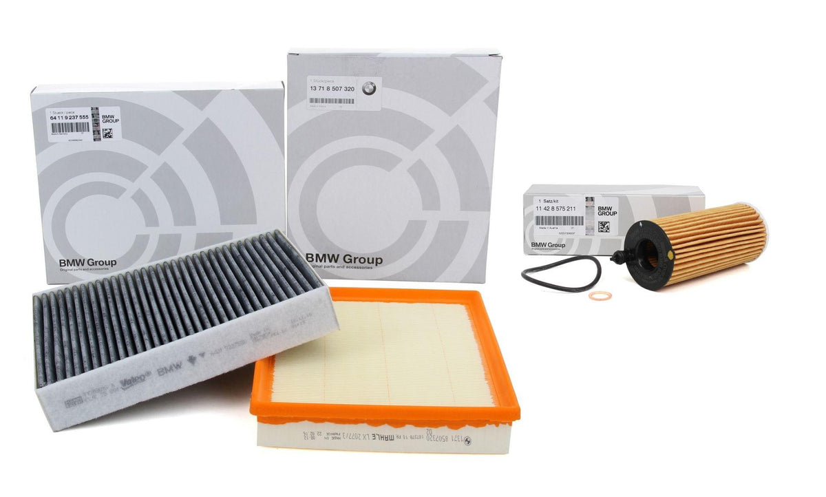 Bmw F30 LCI Body 318i Scheduled Service Filter Set Genuine — Auto Parts Hall, Maintenance & Service Kits