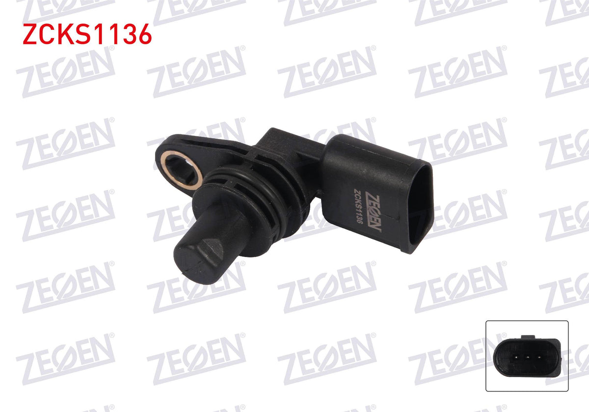 Zegen ZCKS1136 Crankshaft Speed Sensor VW Bora I 1.6 16V 2000-2005 / Golf IV 1.6 16V 2000-2005 / Audi A2 1.4 Aua, Bby 2000-2005 / Seat Leon 1.6 16 V Bcb, Azd, Atn, Aus 2000-2006 / Skoda Fabia II
