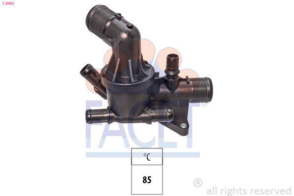 Facet 7.8993 Thermostat 85°C Megane III IV Kadjar Fluence Qashqai J11 X-Trail W205 Vivaro B 1.6 dCi — Water Pump & Thermostat
