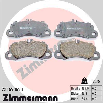Zimmermann 22469.165.1 Brake Pad — Brake Pads