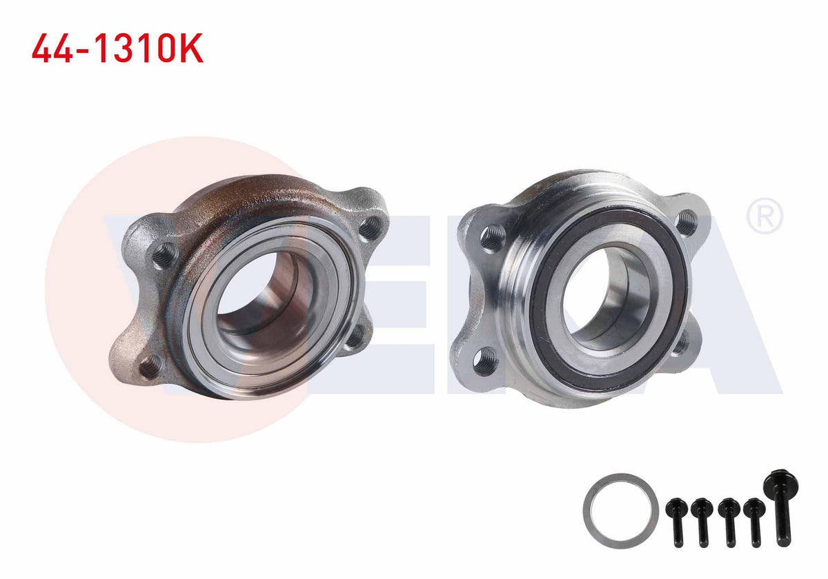Veka 44-1310K Wheel Hub Kit Left-Right with Bearing Front & Rear ABS Okuyuculu 4 Bjn 140mm Audi A6 Quattro 3 — Hub Assemblies
