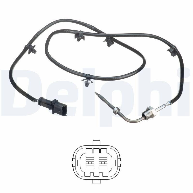 Delphi TS30243 Exhaust Temperature Sensor-Opel 08 /2006-08 /2014 — Temperature Sensors & Switches