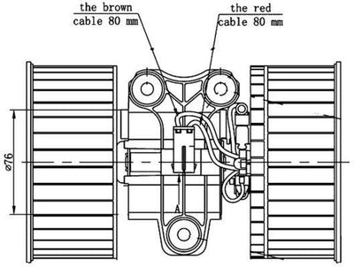 Mahle AB 81 000S Heater Fan BMW E39 E53 Range III — Heater & Blower