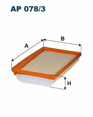 Filtron AP078-3 Air Filter 16-Egea 1.3-1.6Mjt Euro6 — Air & Cabin Filters