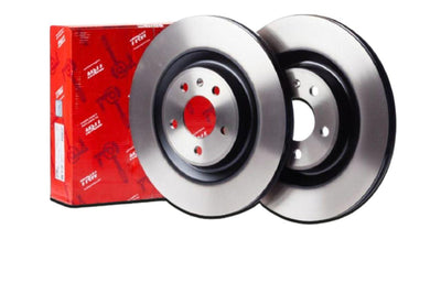 TRW DF4215 Citroen C5 / C5 II 1.8-2.0-2.2 HDi-3.0 V6 Rear Brake Disc without Air 01 > — Brake Rotors & Drums