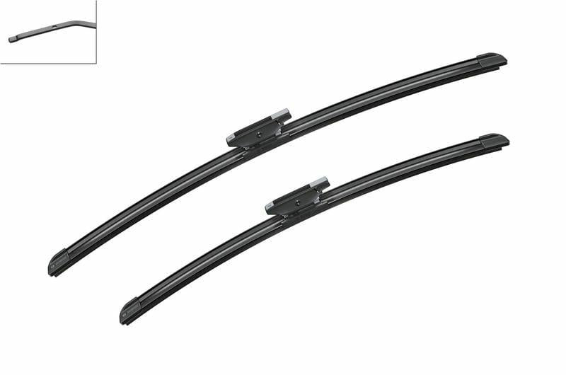 BOSCH Wiper Blade Set 3397014173 - 55cm & 47.5cm for Clio, Symbol and 2 more models — Wipers